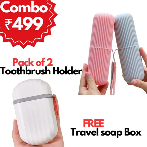 Toothbrush Holder & Soap Box (Combo)